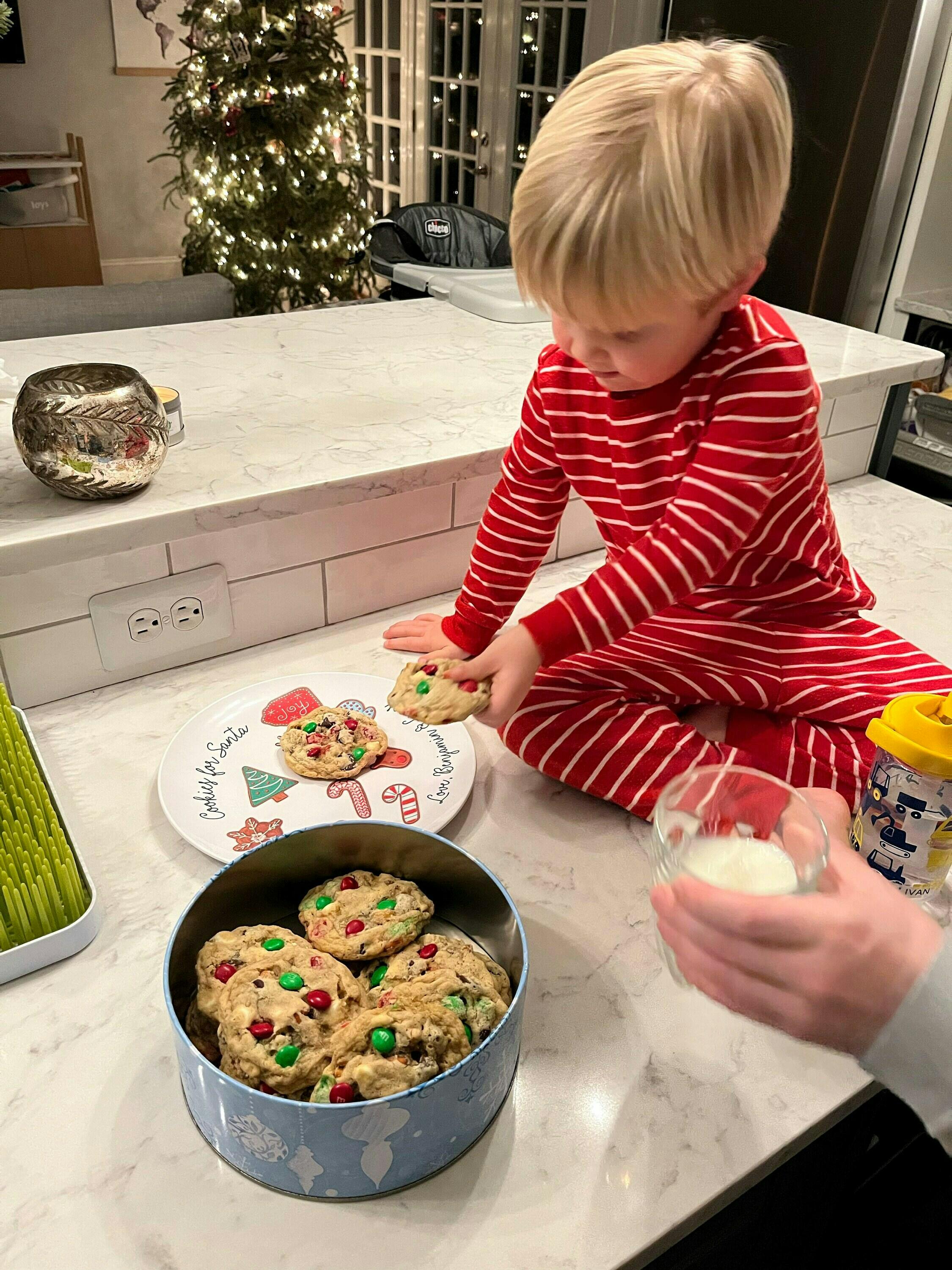Cookies for Santa Personalized Plate – Our Platter