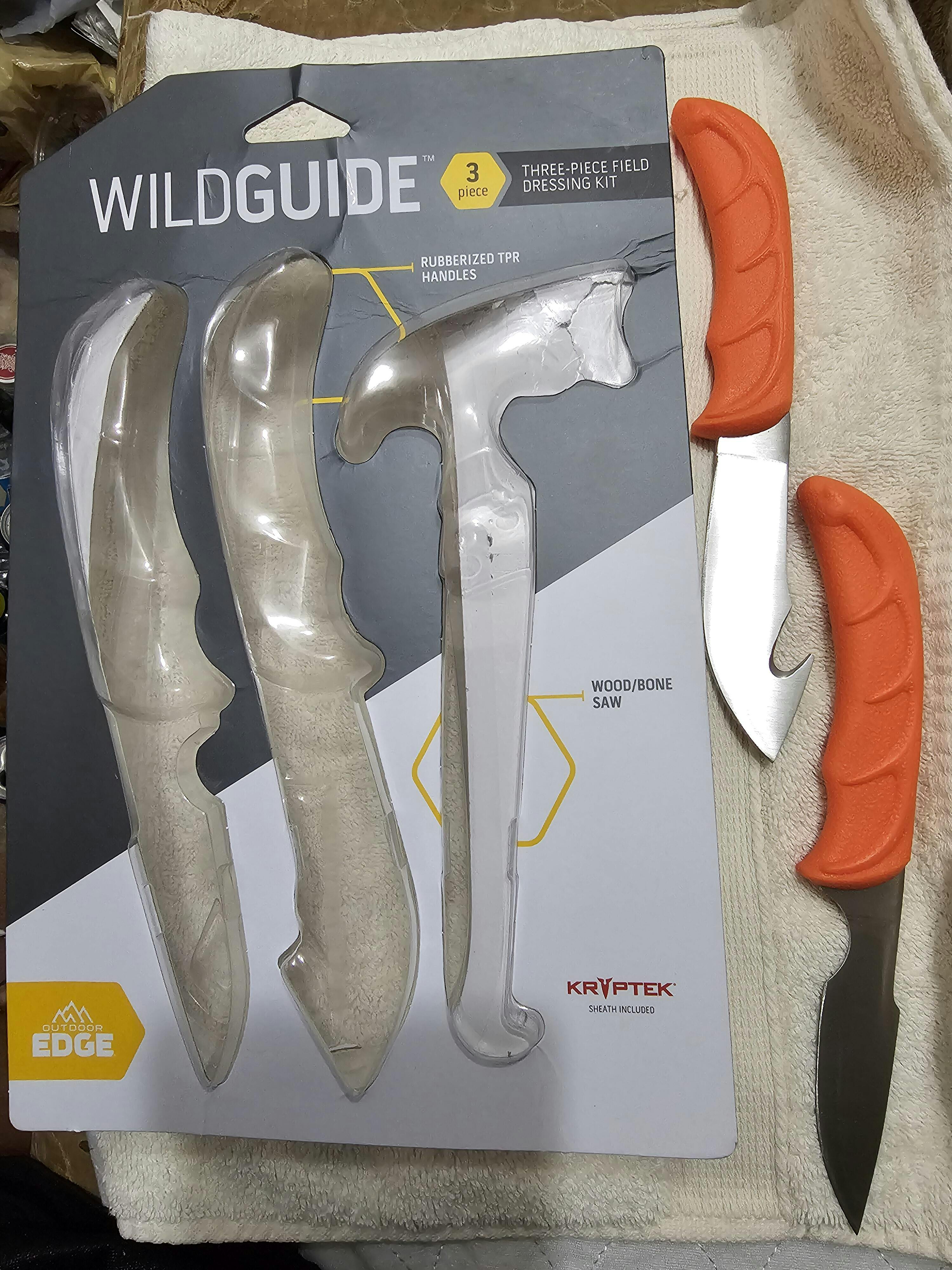 WildGuide™ | 3-Piece Hunting Field-Dressing Set | Outdoor Edge