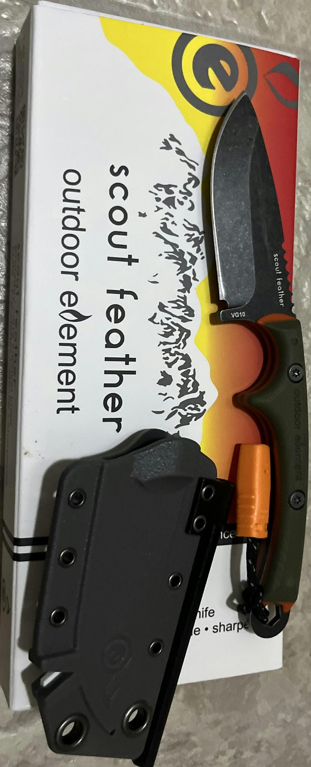 Scout Feather Adventure Survival Knife