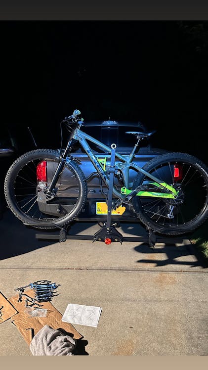 Bike Trailer Bike Rack Hitch With Lock, Bike Rack For Car SUV RV