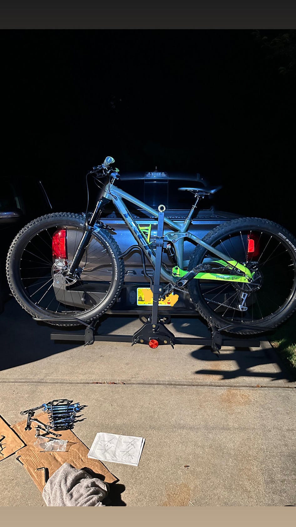 Bike Trailer Bike Rack Hitch With Lock, Bike Rack For Car SUV RV