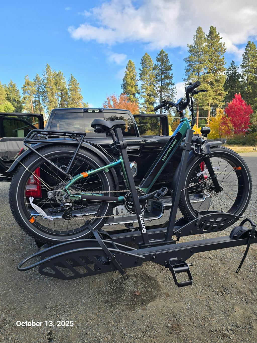 2-Bike Hitch E-Bike Rack, Easy Fold and Tilt