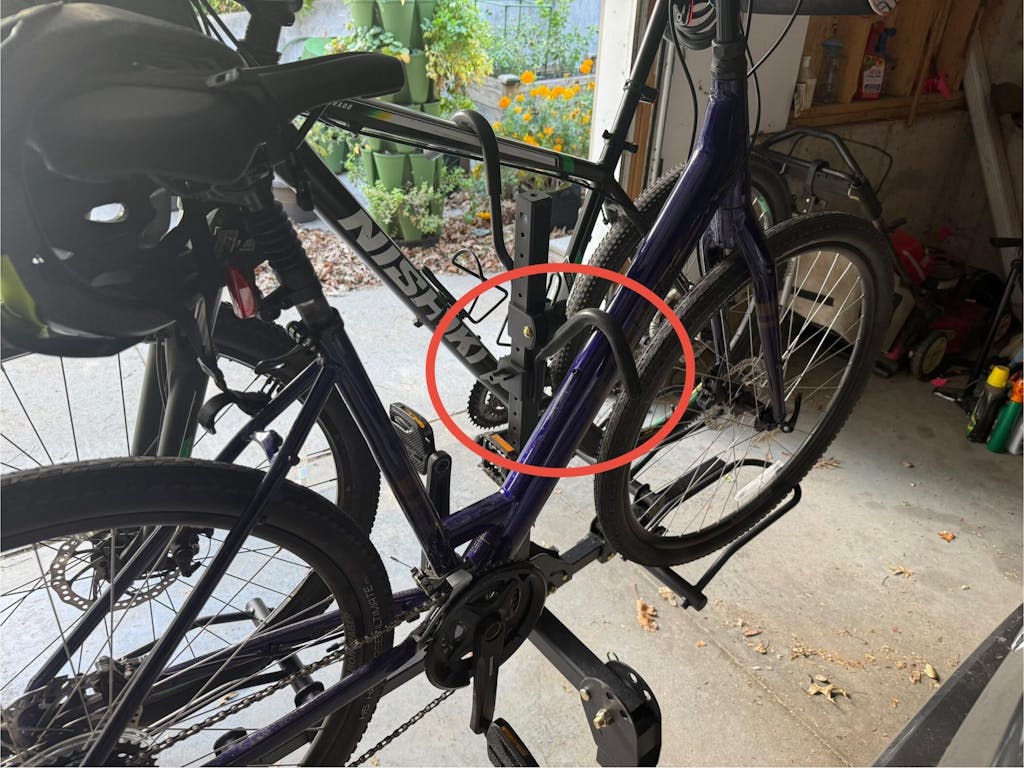 2-Bike Rack, Foldable and Tiltable