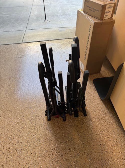 4-Bike Hitch Rack, Foldable and Tiltable