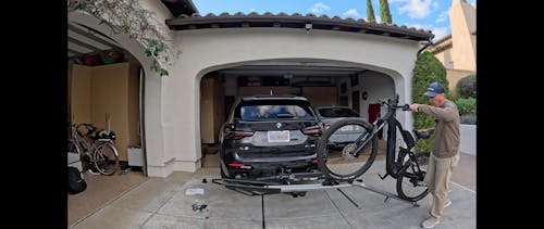 Single Hitch E-Bike Rack with Ramp