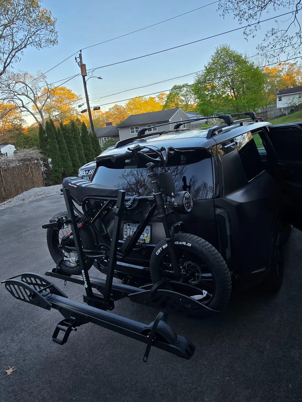 2-Bike Hitch E-Bike Rack, Easy Fold and Tilt, Heavy Duty