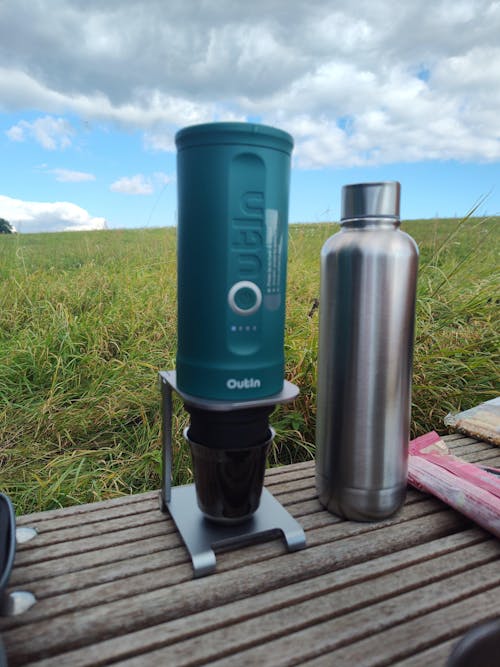 Nano Tragbare Espressomaschine (Blaugrün)