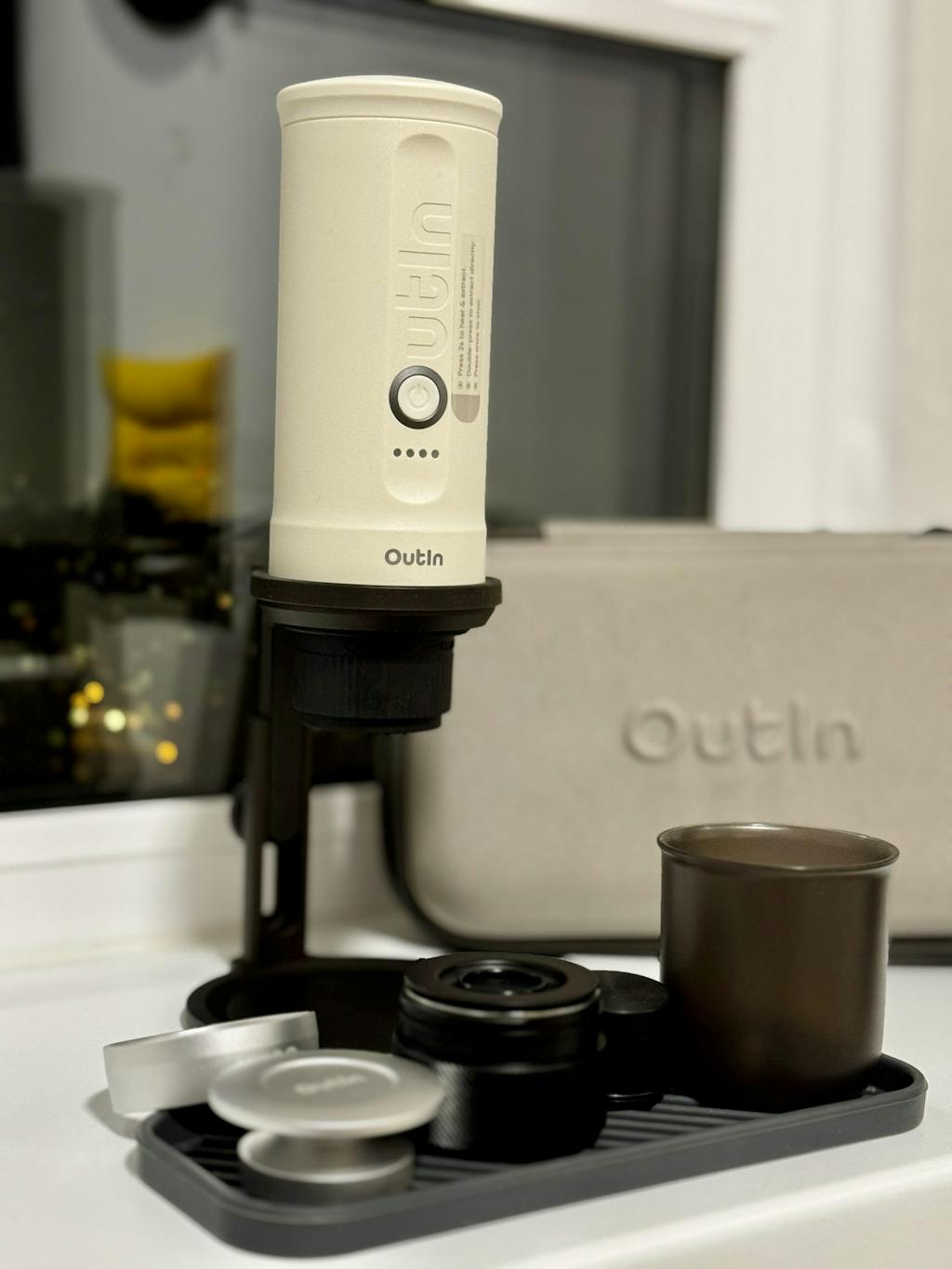 Nano Portable Espresso Machine (OutIn Teal)