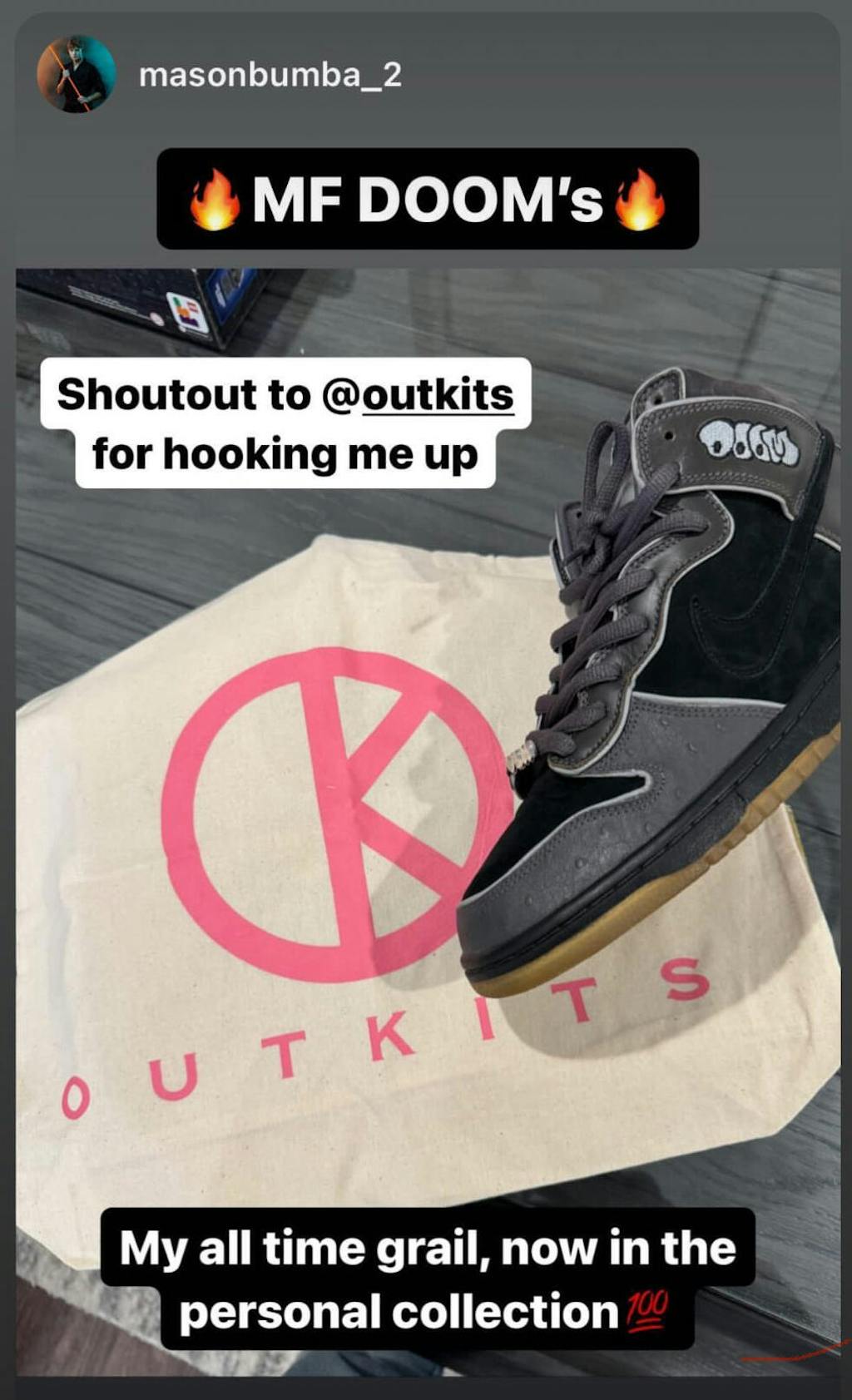 2007 Nike SB Dunk High MF DOOM (US11)