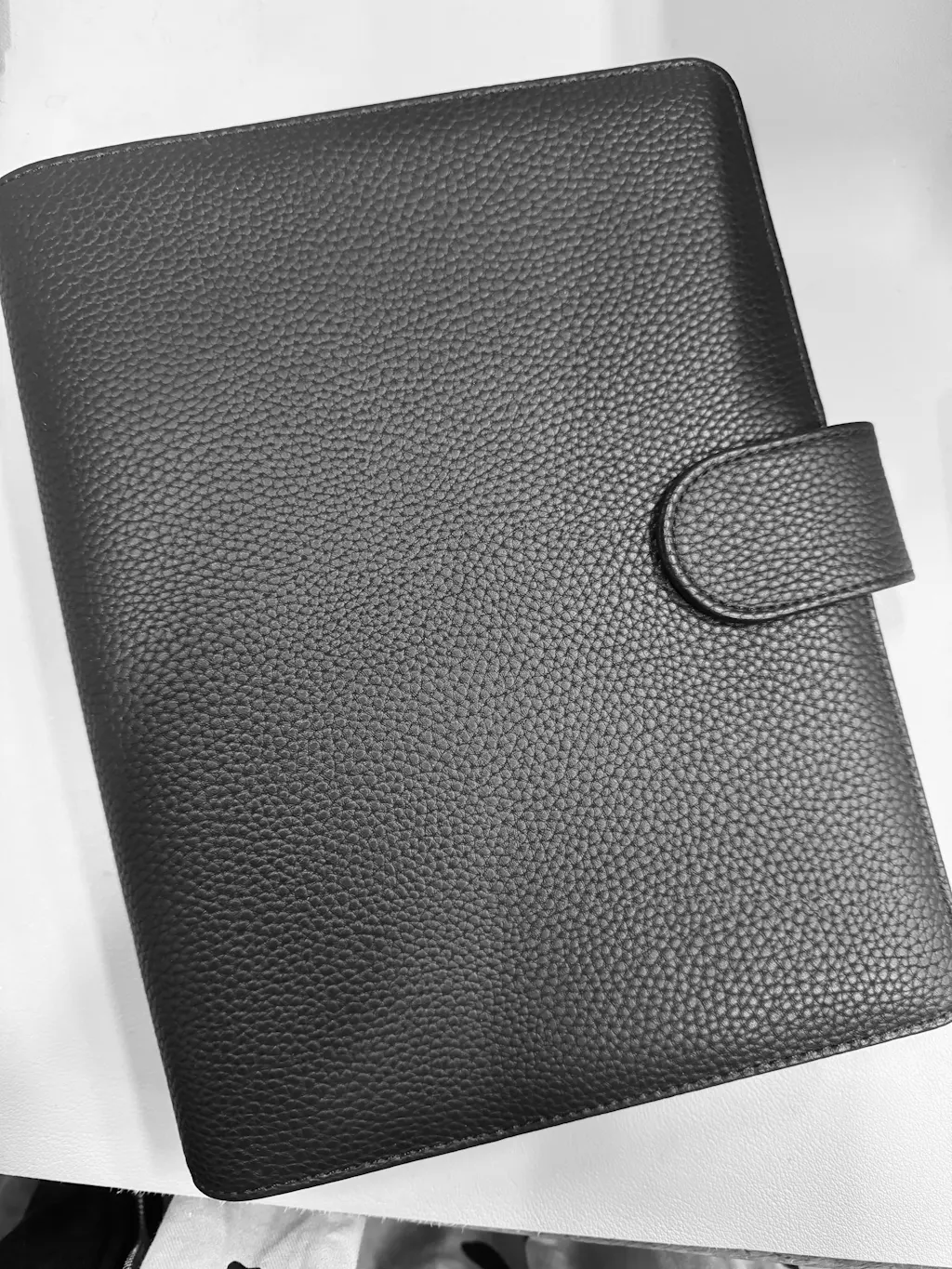 ALMADIH Leather A5 Planner With Rings Calendar 2025 Writing Pad Made From Premium Cow Leather Brown Deluxe - Personal Organizer Conference Folder