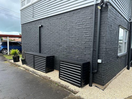 Aluminum Heat Pump Cover- Black-Small