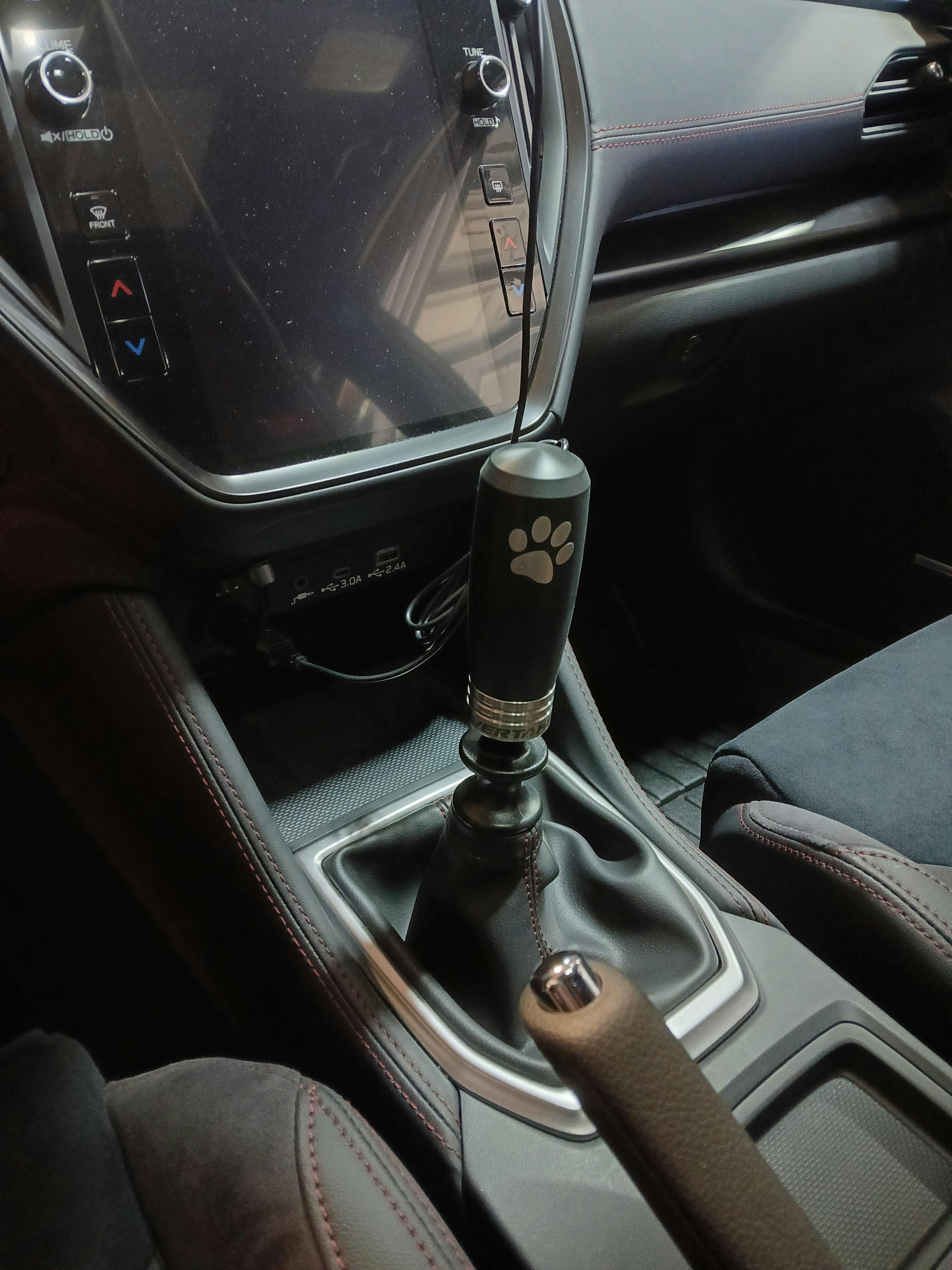 Overtake ModKnob Weighted Delrin Subaru Shift Knob - Tall - Subaru