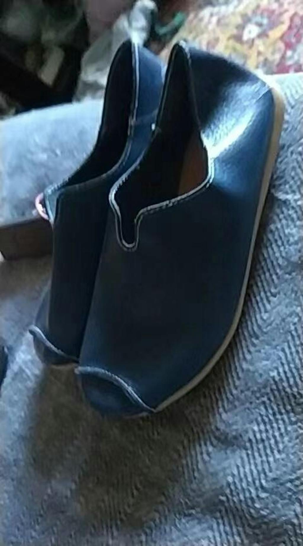 Owlkay Stride Harmony heel cow tendon low top shoes