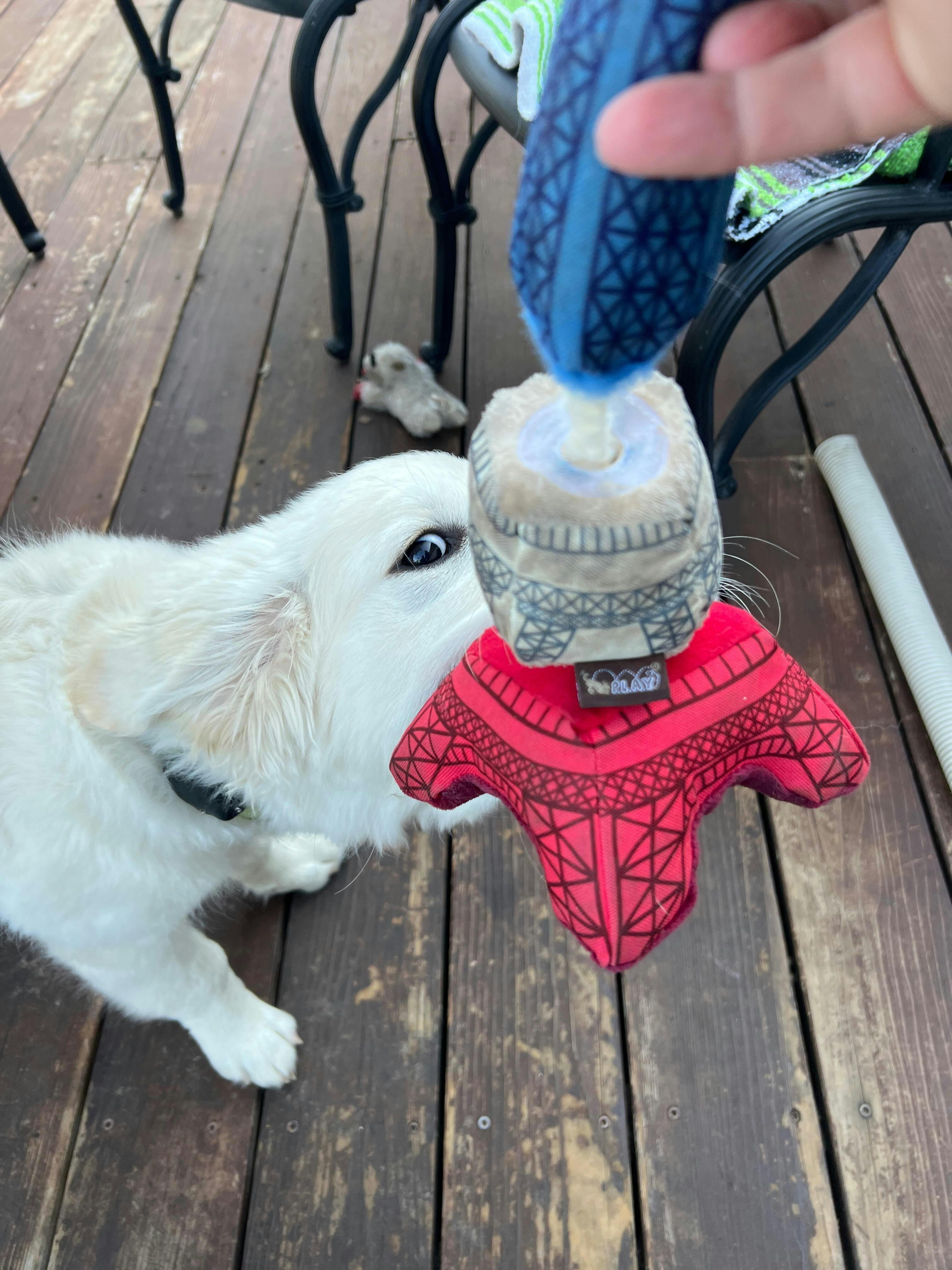 P.L.A.Y. Totally Touristy Big Ben Dog Toy – Interactive Fun for