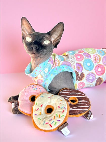Sassy Sushi: Crinkle Plush Cat Toy Trio by P.L.A.Y.