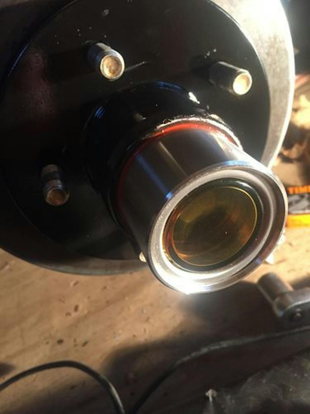 Oil Bath Bearing Protector for UFP, GOLD Hubs/Rotors, 2.328" 05800 Pacific Trailers