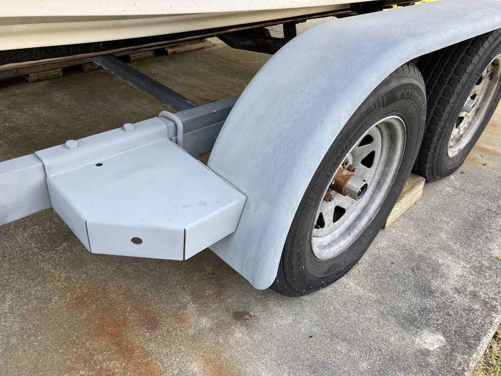 Trailer Step Plate, WeldOn, 3" x 10" x 10" x 15 degrees, LF or RR