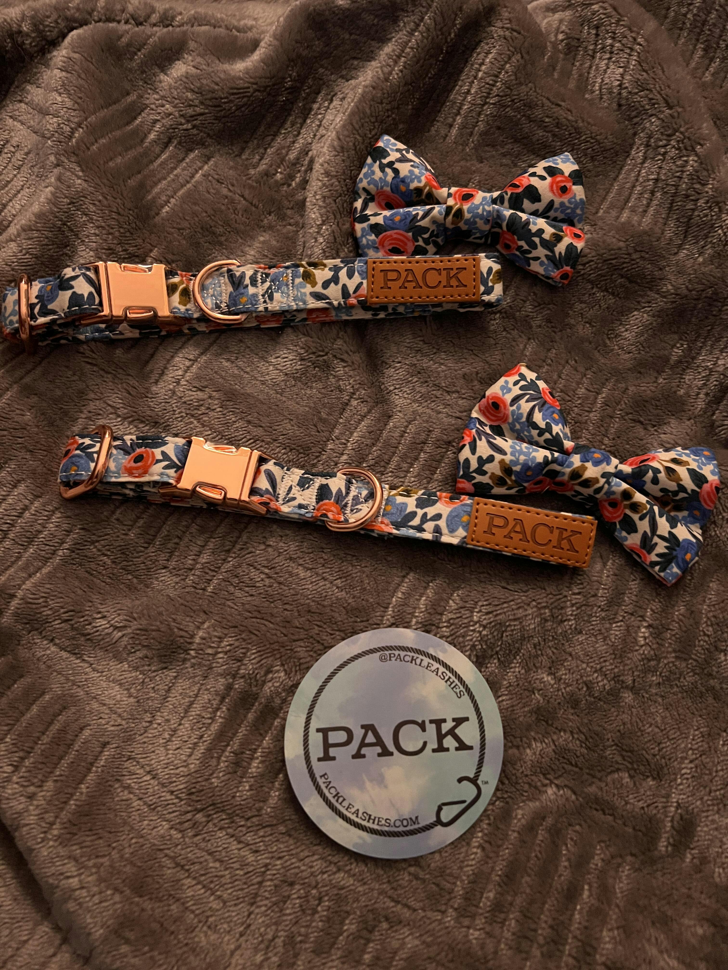 Free Beauregard Matching Poop Bag Holder Pack Leashes