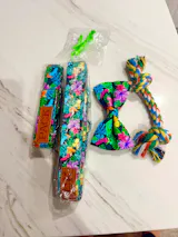 Rainforest Leash + Bowtie Collar