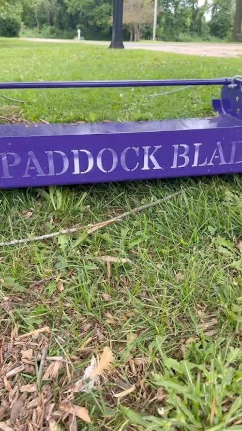 Paddock Blade Horse Paddock Cleaner Signal Red | Premium British Made | Free Delivery