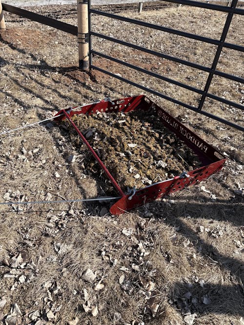 Paddock Blade Horse Paddock Cleaner Signal Red | Premium British Made | Free Delivery