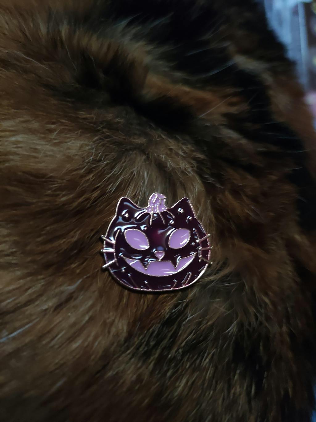 Pin Halloween - Gatito Pumpkin Negro (Recompensa)