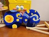 Van Gogh Starry Night Punch Needle Coaster Kit (2 Set)