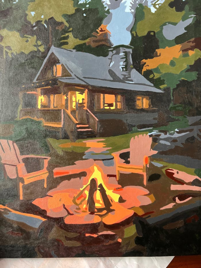 Forest Cabin Glow