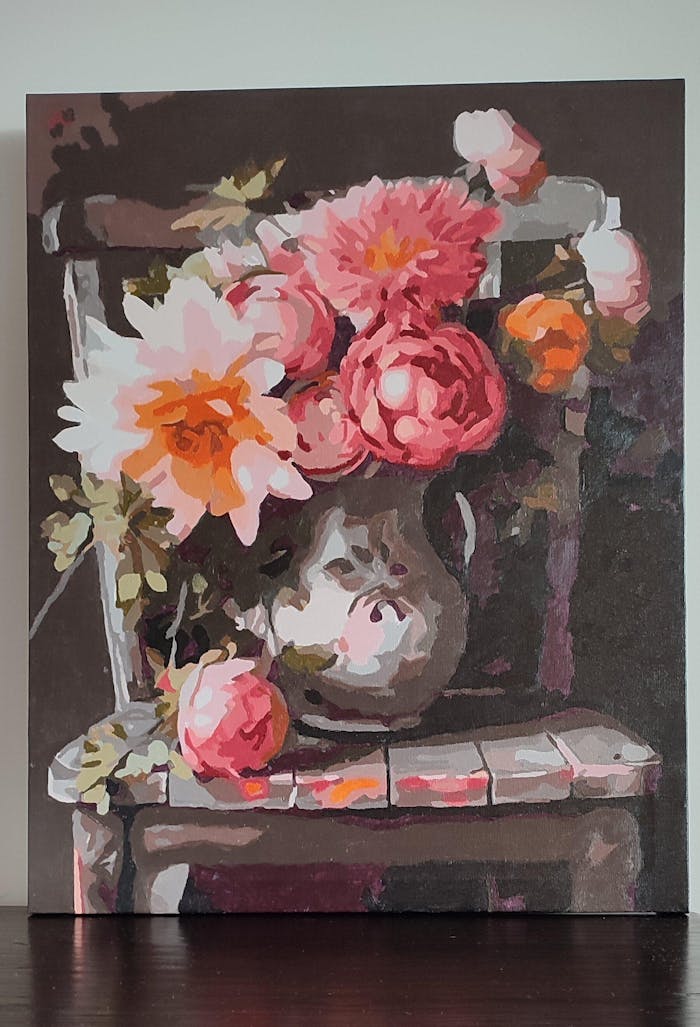 Vintage Chair and Flowers