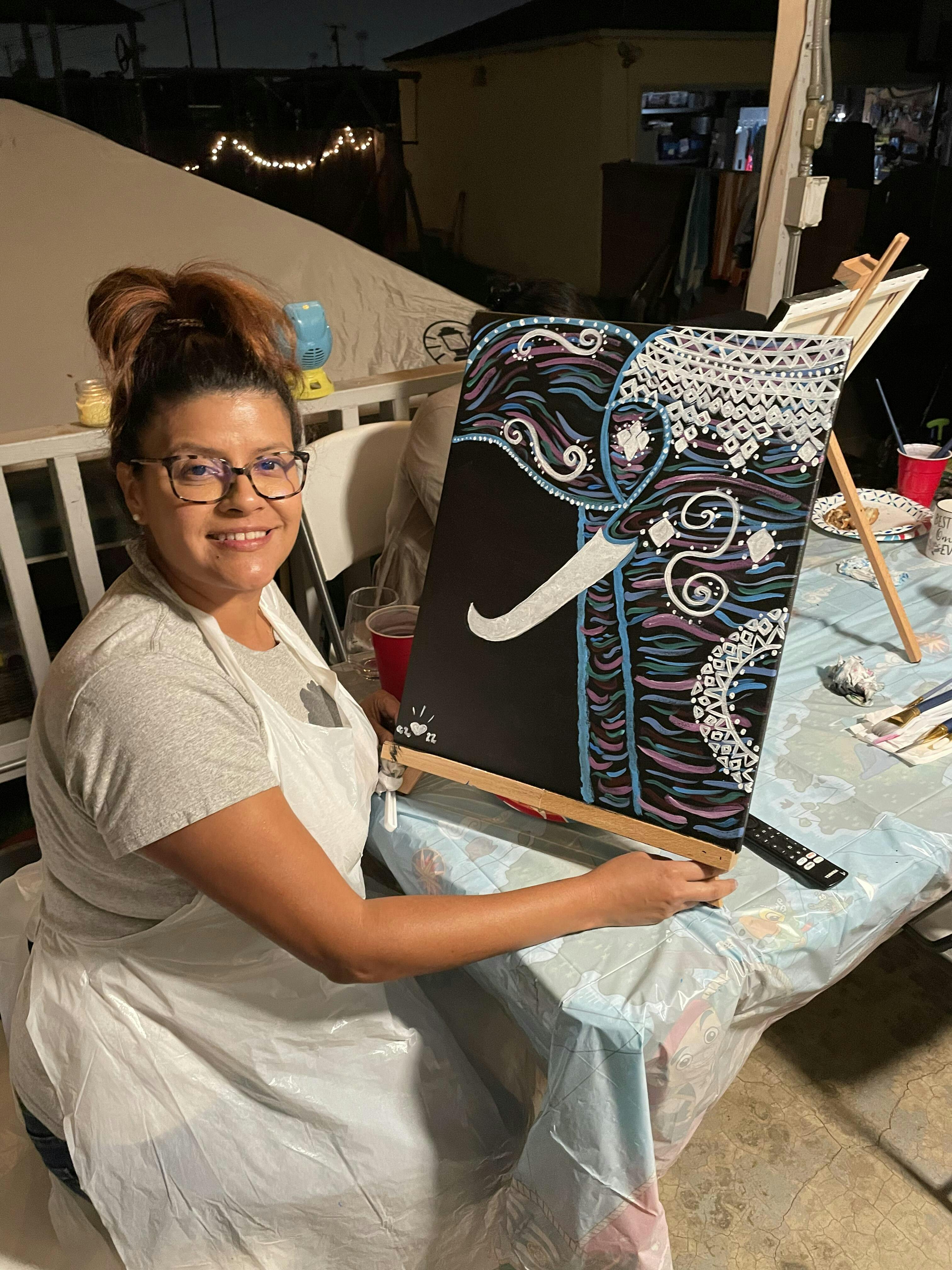 Painted Elephant Painting Kit – Painting to Gogh