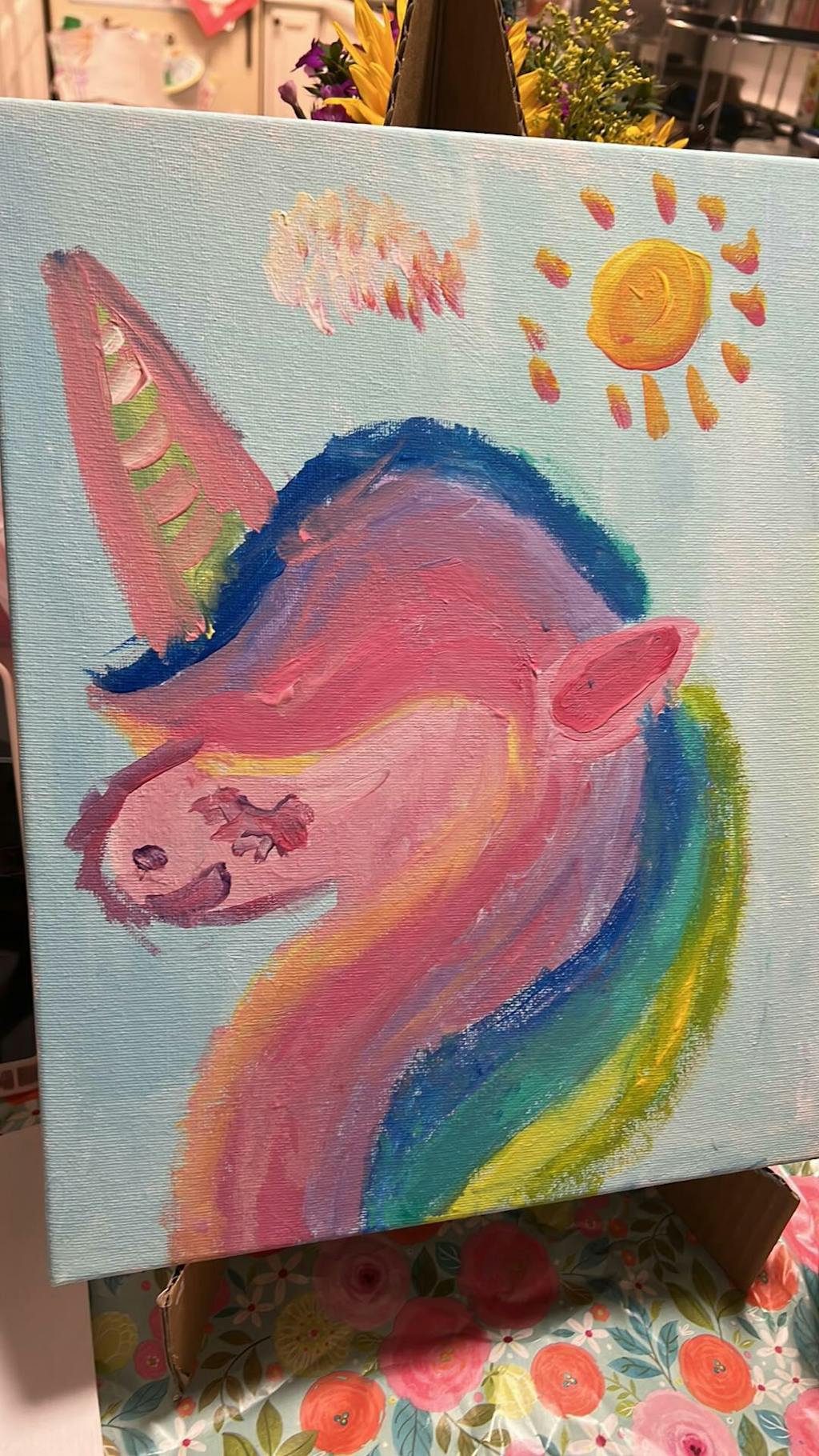 My Little Unicorn Kids Painting Kit Painting to Gogh