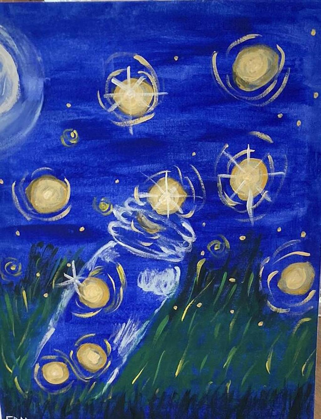 Fireflies Painting Kit – Painting to Gogh