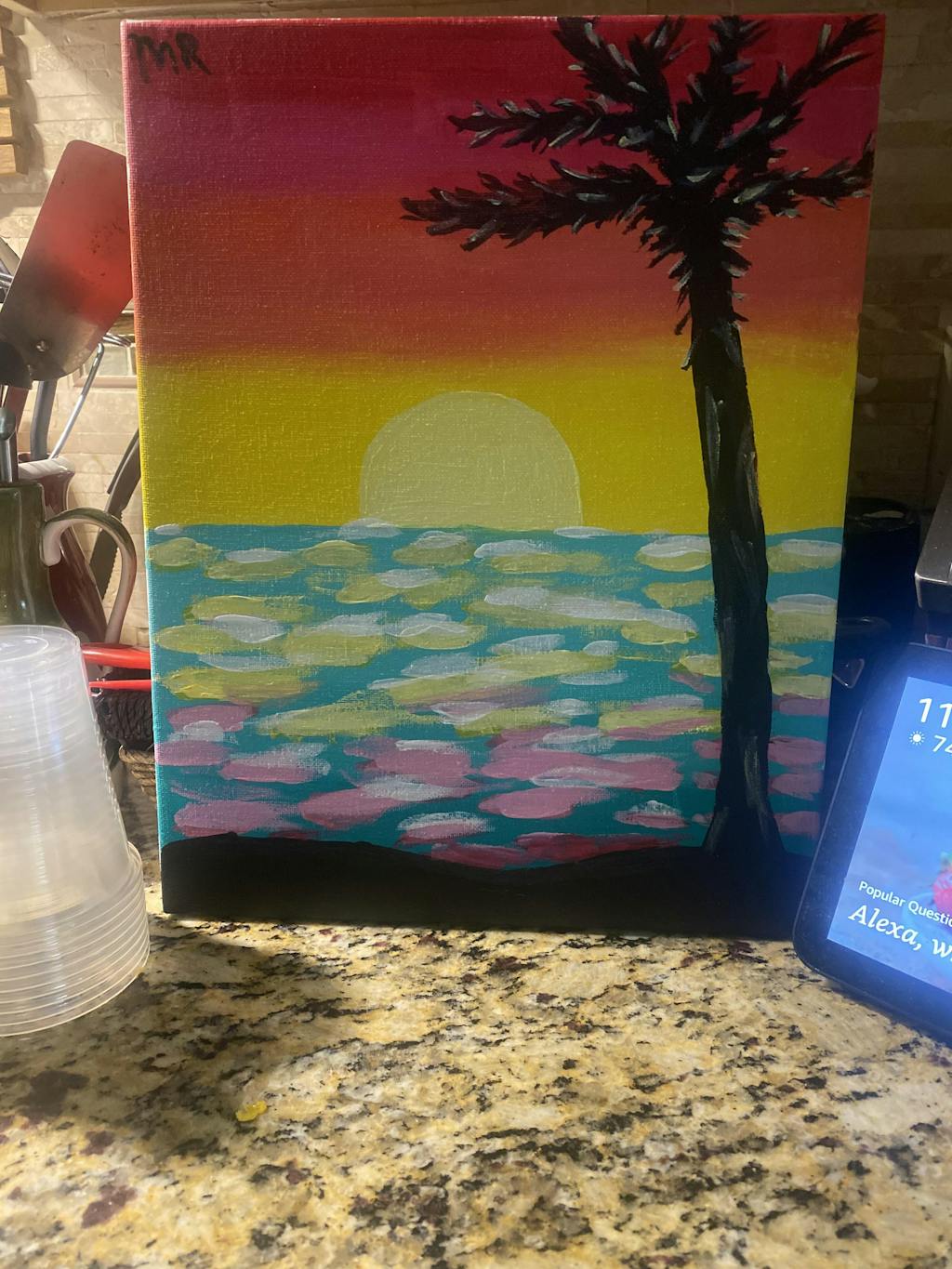 Where The Sky Meets the Sea Art Kit & Painting Tutorial Painting to Gogh