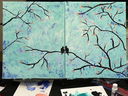 Paint Date Night Box - Set For Two, Conversation Starters + Painting S –  4Lovebirds