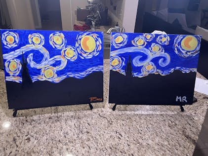 Starry Night Painting Kit