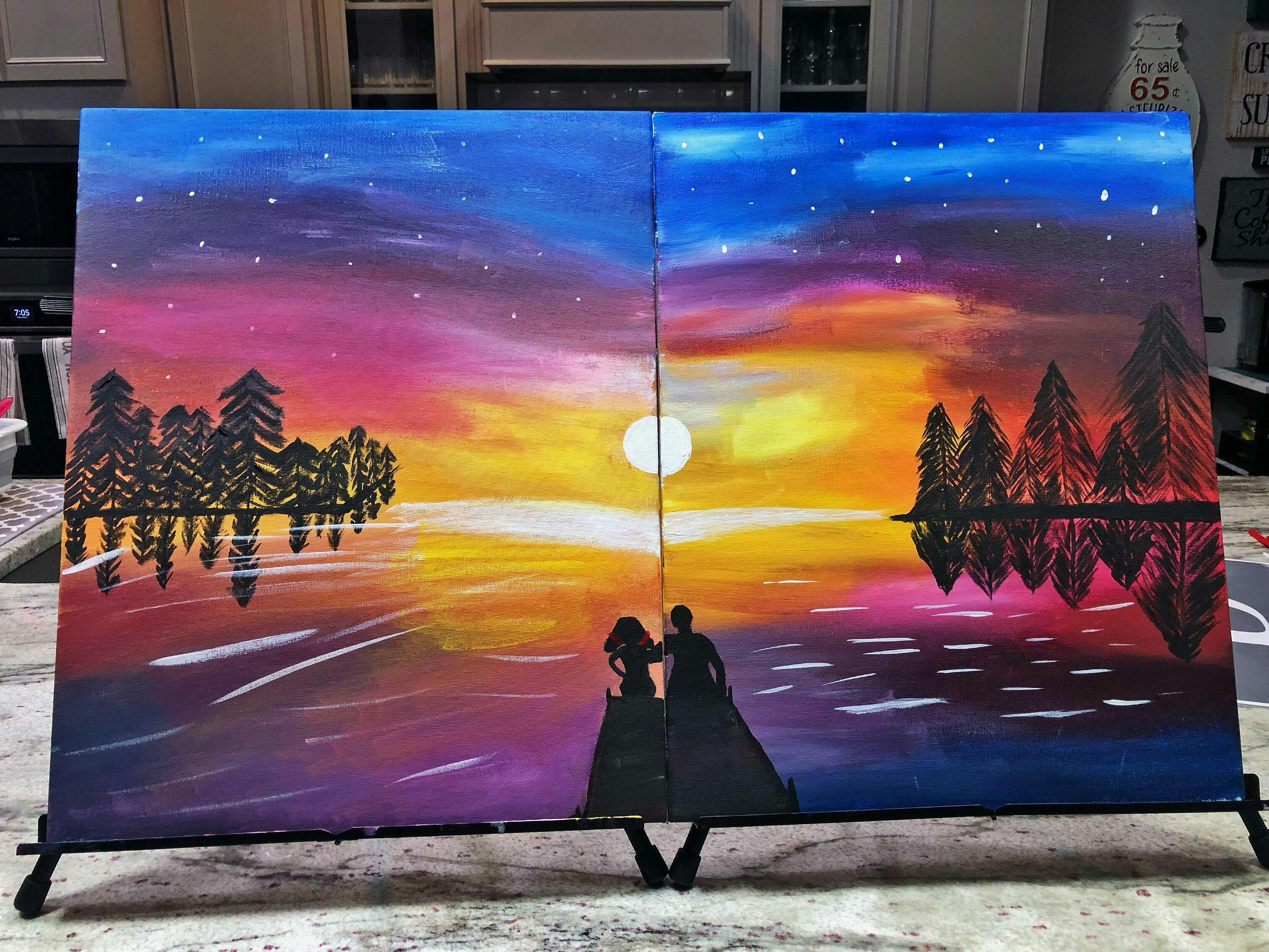 My Favorite Place Is Next To You Painting Tutorial Painting to Gogh