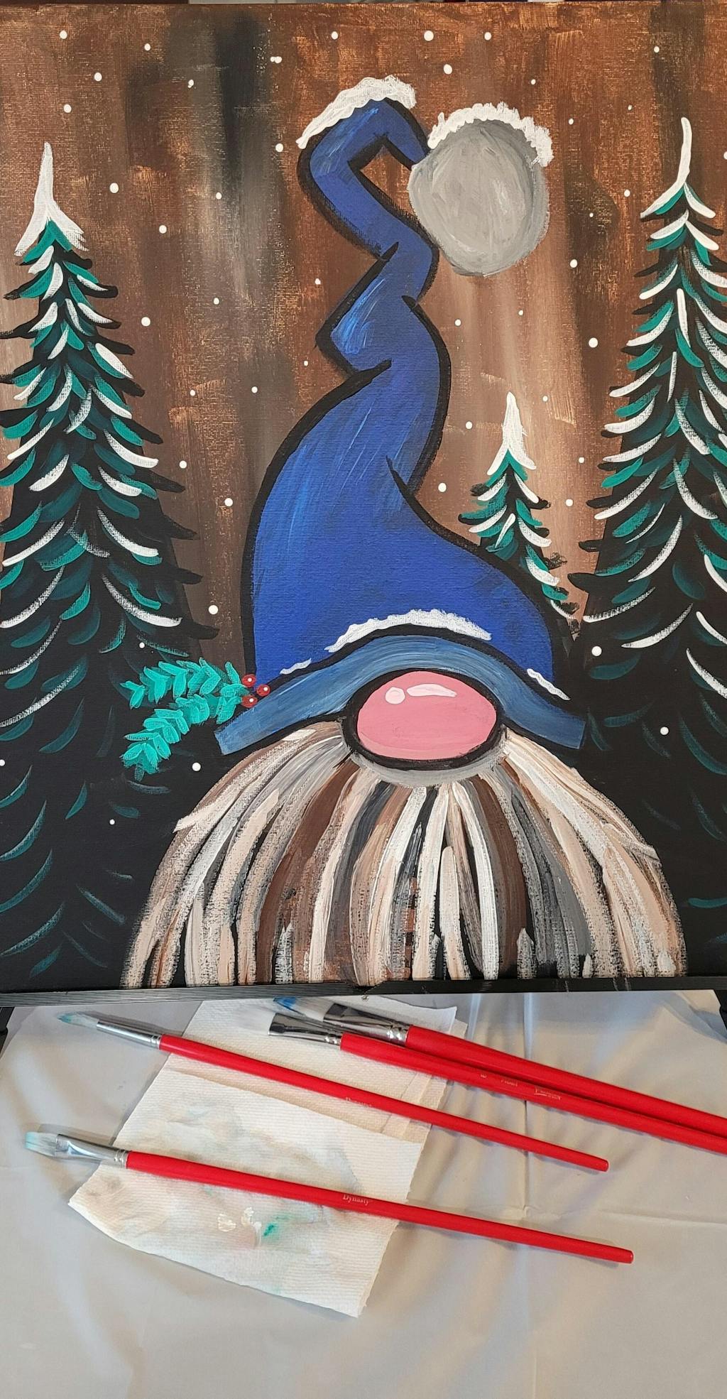 Nordic Gnome Painting Kit Painting to Gogh