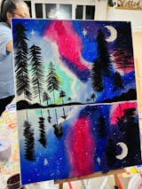 Pine Tree Galaxy Painting Kit – Painting to Gogh