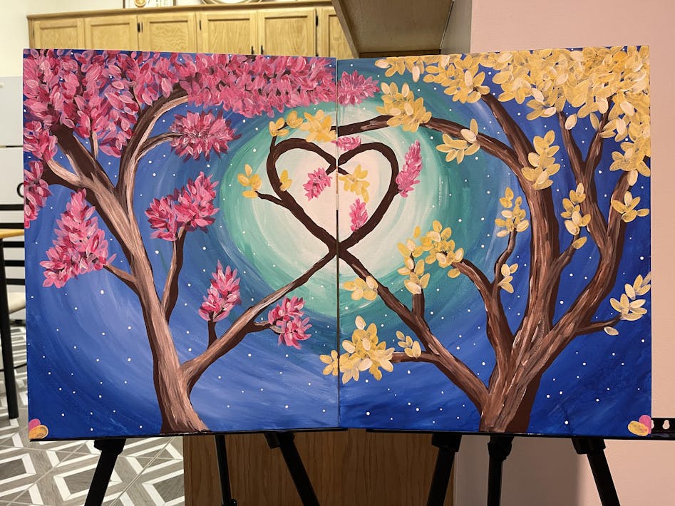 Sweetheart Trees Painting Kit