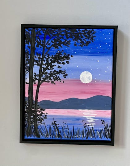 Twilight Original Painting on good Canvas, Nice Wall Decoration and Gifts