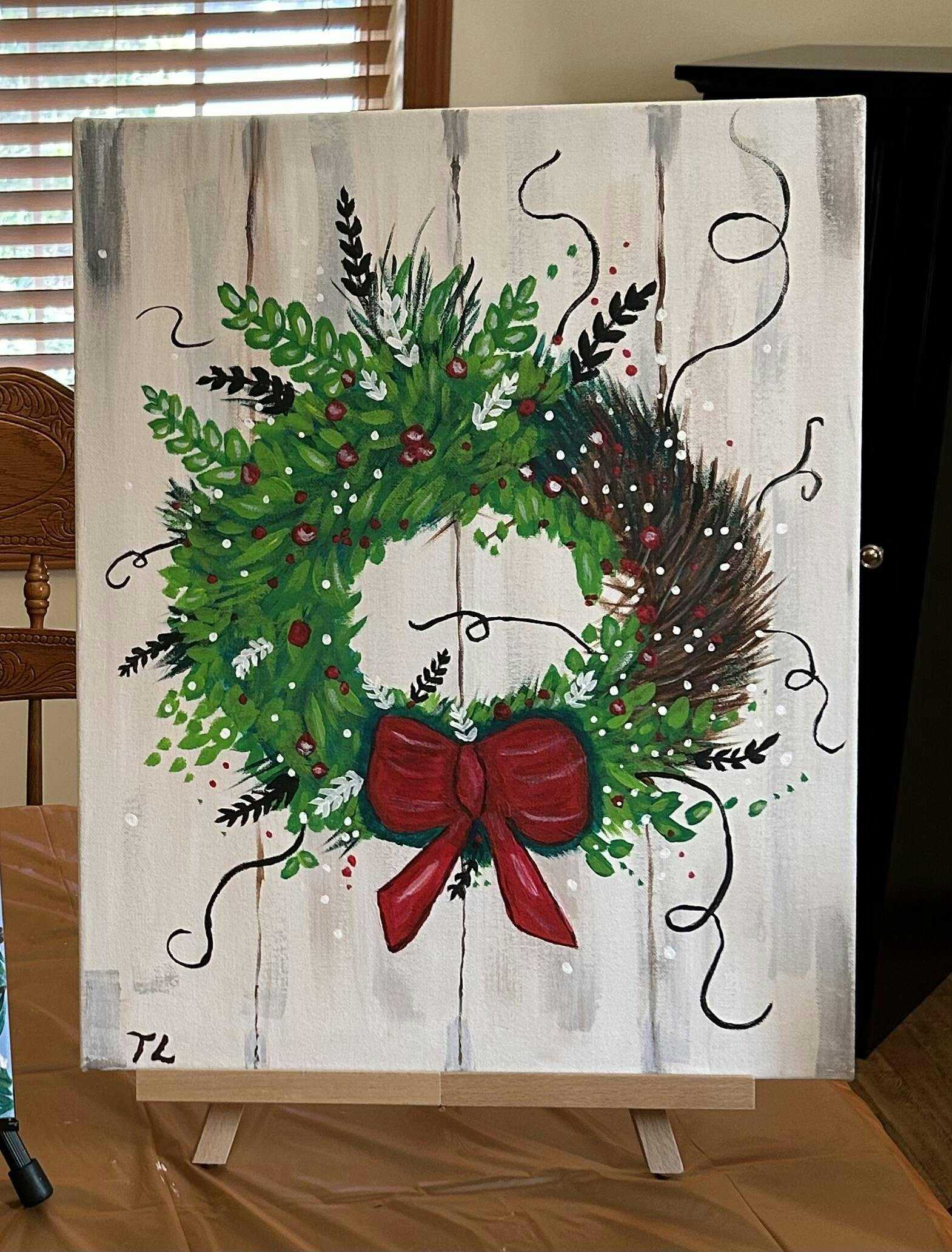 Festive Wreath Painting Kit