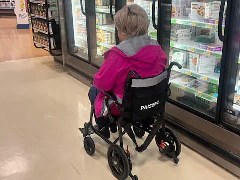 Paiseec Carbon Fiber Electric Wheelchair Q5