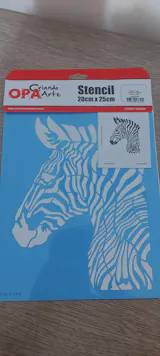 Stencil OPA 20x25 3798 Animais Zebra