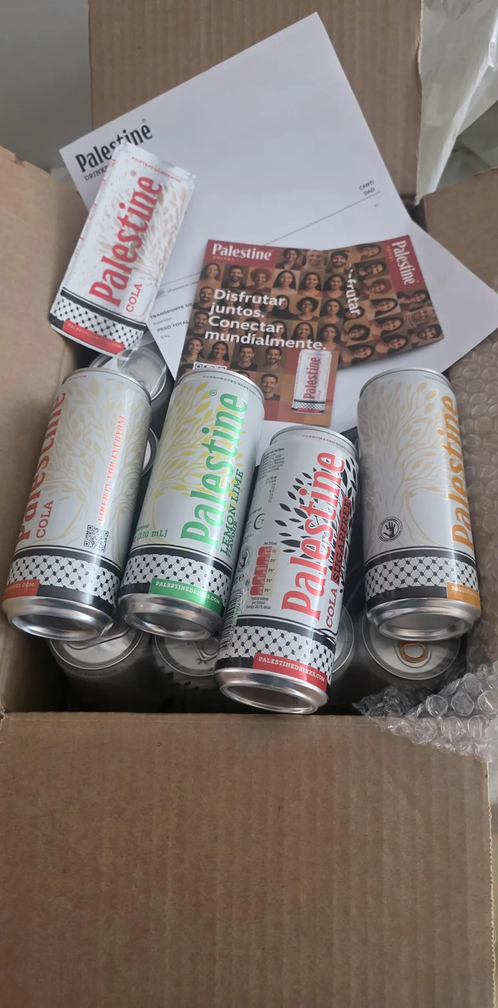 xPalestine Latas mixta  - 24 latas (4 sabores)