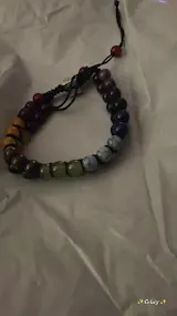 Chakra Treatment Crystal Bracelet Yoga Stone Adjustable Beads Bracelet Meditation Relaxation Anxiety Women's Bracele