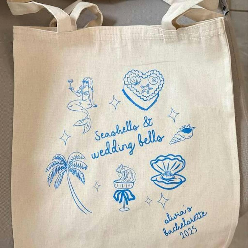 Custom Tote Bags With Logo – 8 oz Cotton Fabric, Reusable & Printable