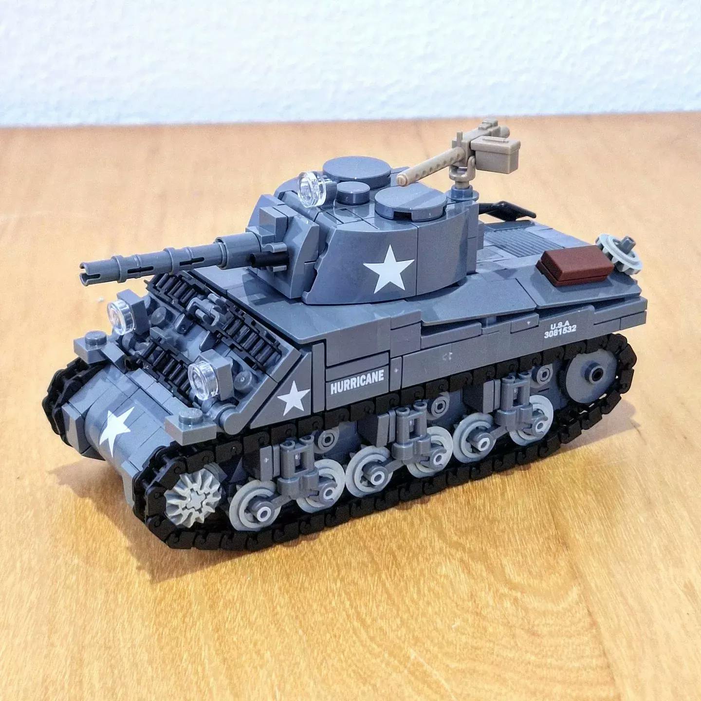 M4A3 Sherman | 1:45 Scale. – Panzer Bricklabs