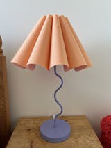 Cora Table Lamp - Tropical Peach / Purple