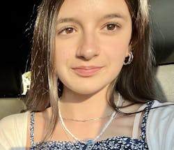 Paper Clip White Gold Chain 10KT