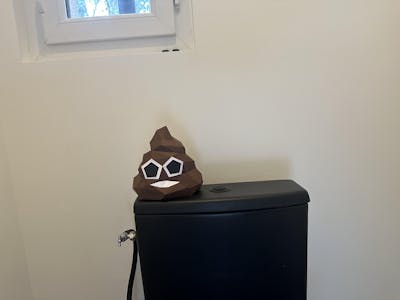 Modèle papercraft Crotte – Sculpture amusante de caca en papier 3D